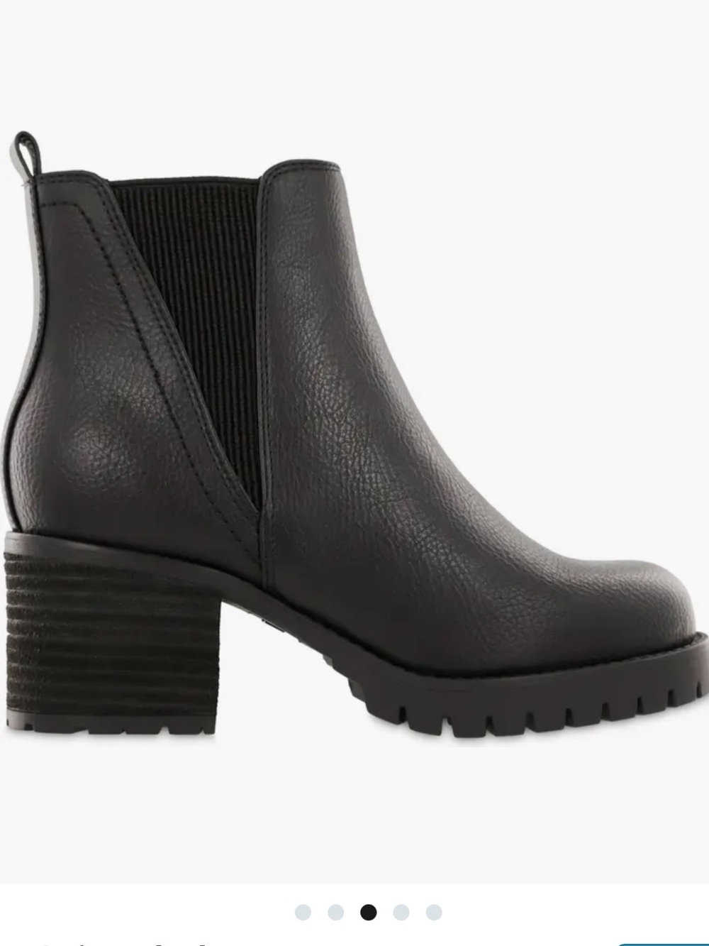 Jody Lug Sole Platform Chelsea Boot Size 10 - Picture 4 of 5